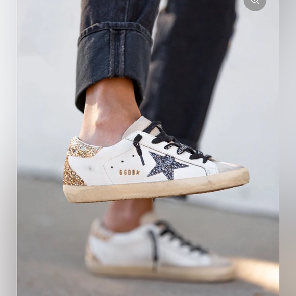 Golden Goose Superstar sneaker white, Seed Pearl, Gold, Black NIB Auth - Picture 4 of 11